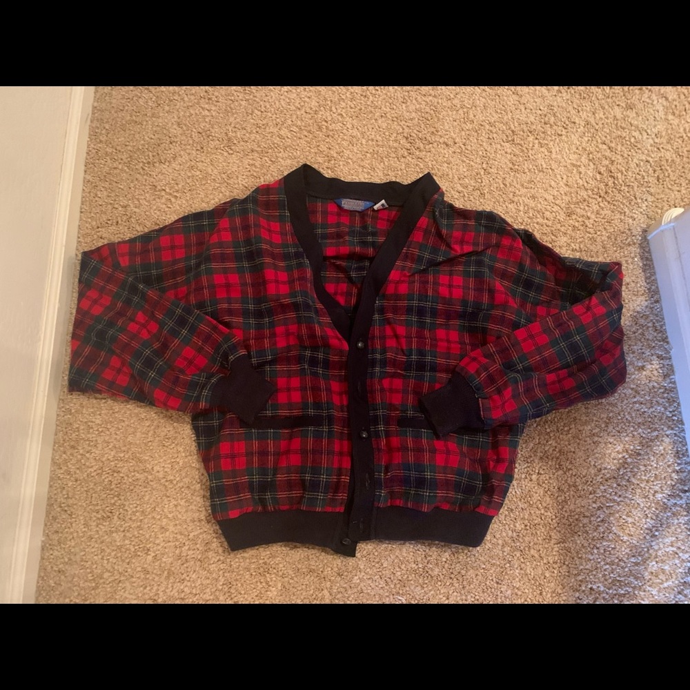 Vintage pendleton plaid jacket size XL